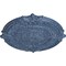 Ekena Millwork Attica Acanthus Leaf Medallion (Canopies up to 4 5/8"), 53 1/2"OD x 3 1/2"P, Americana Crackle CM53ATAMC - alternate 3